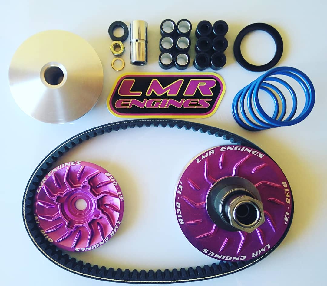 complete CVT piaggio LMR braccio CORTO (short crankcase ZIP SP)