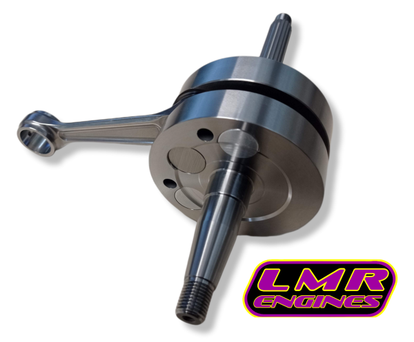 Albero motore LMR corsa 47mm biella 100 PIAGGIO - immagine 2