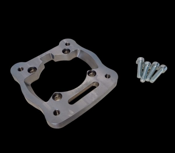 FL-DERBI E3  steel CNC adapter plate 12mm - immagine 2