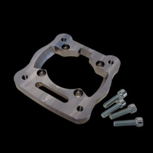 FL-DERBI E3  steel CNC adapter plate 12mm
