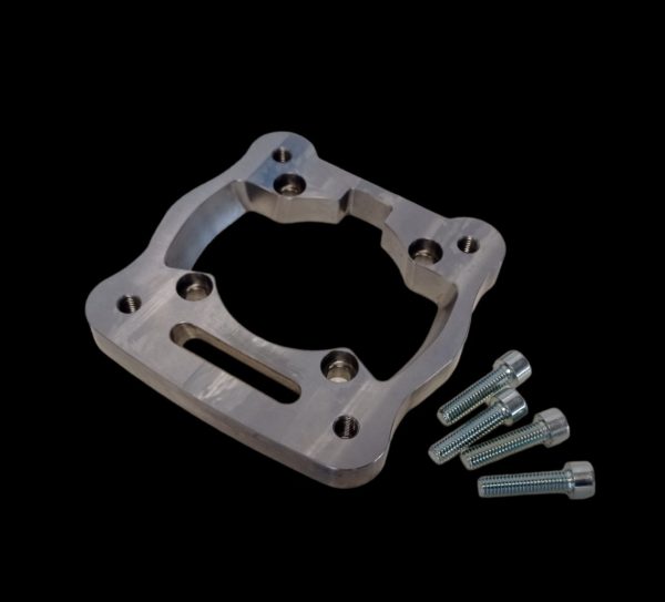 FL-DERBI E3  steel CNC adapter plate 12mm