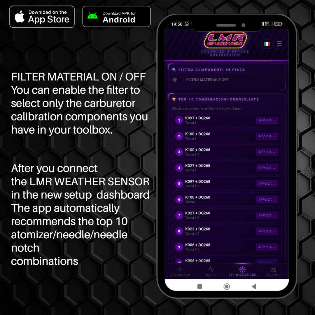 LMR Advanced 2stroke Calibration App - immagine 5