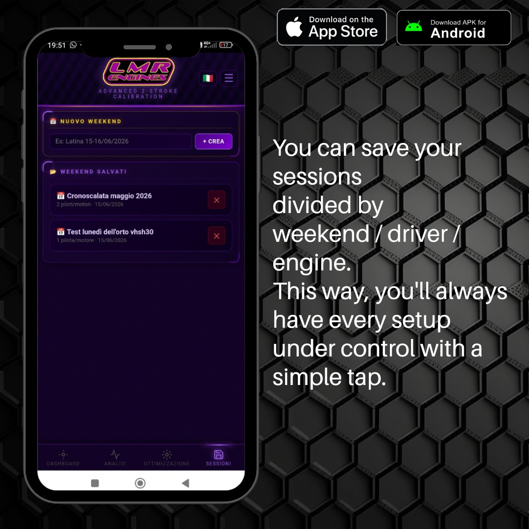 LMR Advanced 2stroke Calibration App - immagine 6