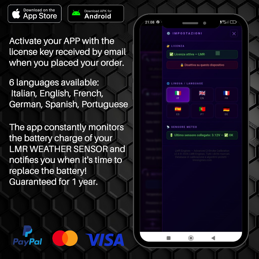 LMR Advanced 2stroke Calibration App - immagine 7